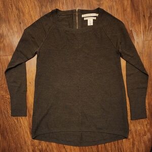 Max Studio 100% Extrafine Merino Wool Top Pullover